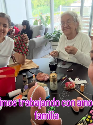 Trabajando en familia